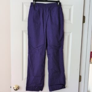 Purple Relaxed Fit Pants